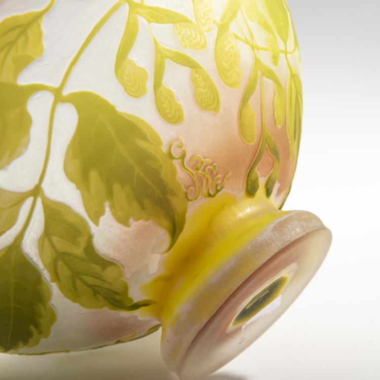 Bild 3 zu Objekt, Bowl 'Erable &agrave; feuilles de fr&ecirc;ne', 1928-36, Gall&eacute;, Nancy, 176C 426