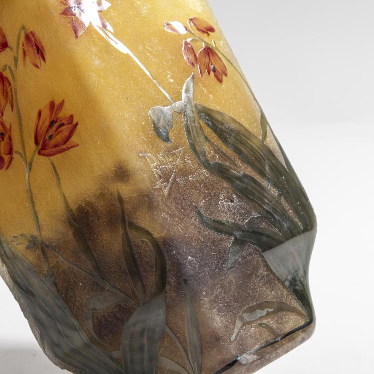 Bild 2 zu Objekt, Vase 'Montbretias', 1905-10, Henri Berg&eacute;, Daum Fr&egrave;res, Nancy, 176C 376