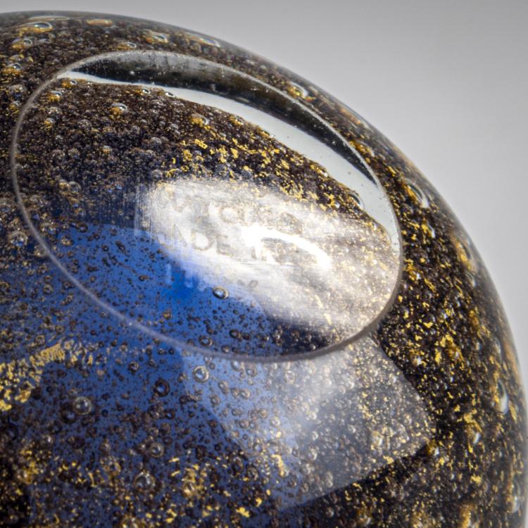 Bild 2 zu Objekt, Kleine Schale 'Sommerso a bollicine', um 1935, Carlo Scarpa, Venini & C., Murano, 177B 511