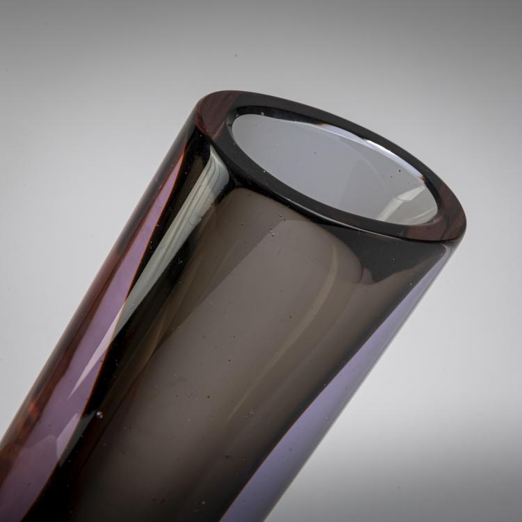 Bild 2 zu Objekt, Vase 'Sommerso grigio violetto', 1957, Flavio Poli, Seguso Vetri d'Arte', Murano, 177B 598