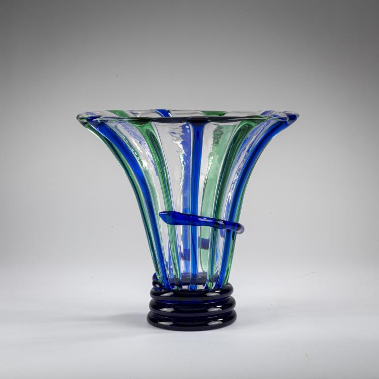 Hauptbild zu Objekt, Vase, 1990er Jahre, Seguso, Archimede, Murano, 177B 611