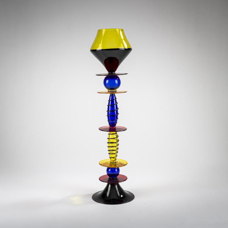 Hauptbild zu Objekt, Ornamental cup, c. 1985, Heinz Oestergaard, Salviati, Murano, 177B 618