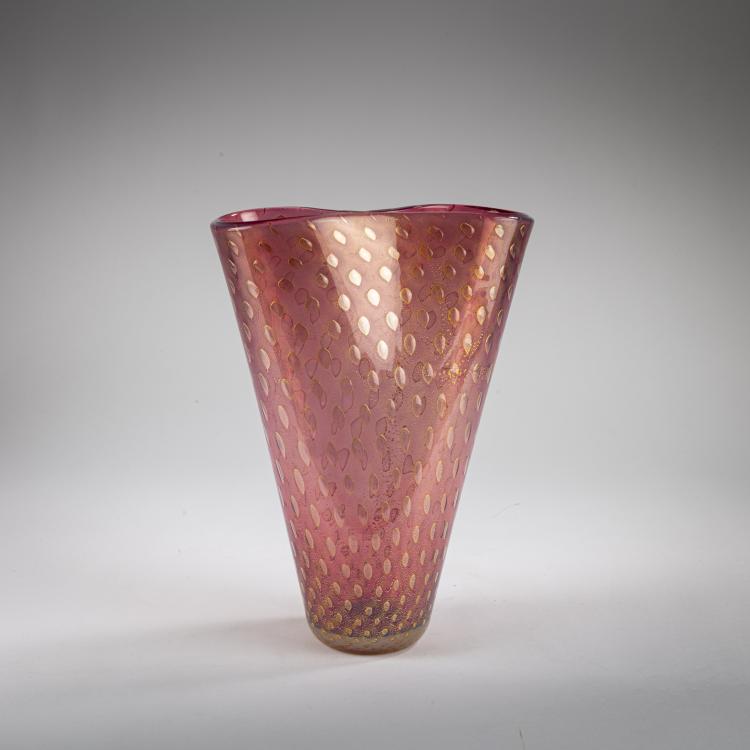 Hauptbild zu Objekt, Vase 'A bolle', um 1955, Archimede Seguso, Seguso, Archimede, Murano, 177B 605