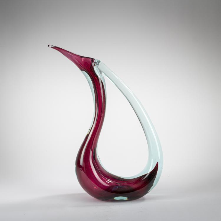 Hauptbild zu Objekt, Karaffe 'Sommerso', 1956, Archimede Seguso, Seguso, Archimede, Murano, 177B 606