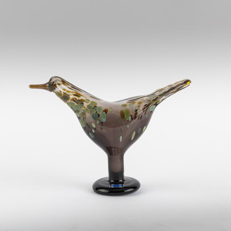 Hauptbild zu Objekt, Singdrossel 'Laulurastas', 1984-86, Oiva Toikka, Nuutaj&auml;rvi, Notsj&ouml; f&uuml;r/for Iittala, Kalvola, 177A 89