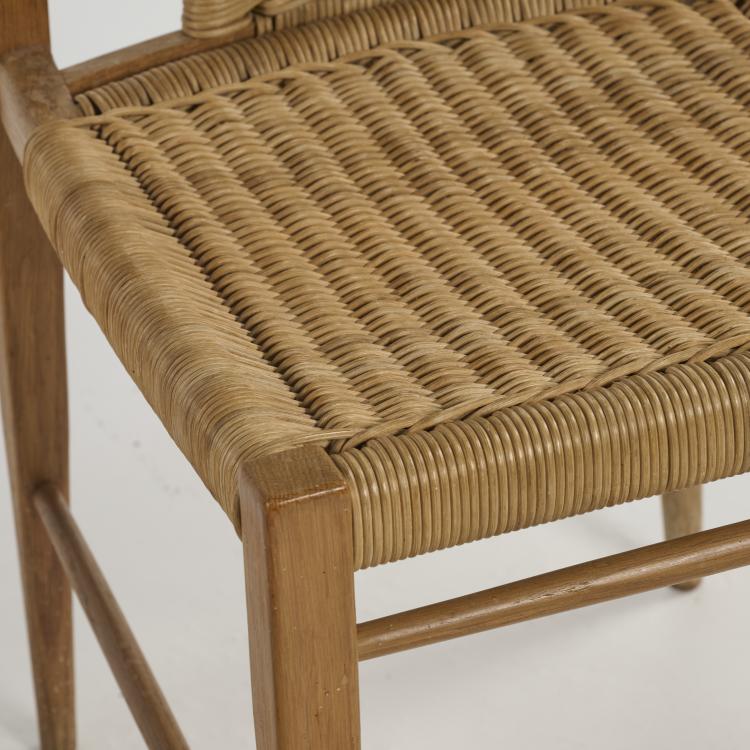 Bild 3 zu Objekt, Sechs St&uuml;hle 'H2127', 1963 (Entwurf), Rudolf Frank, Schnaidt, Lukas, Steinheim/Murr, 176B 75