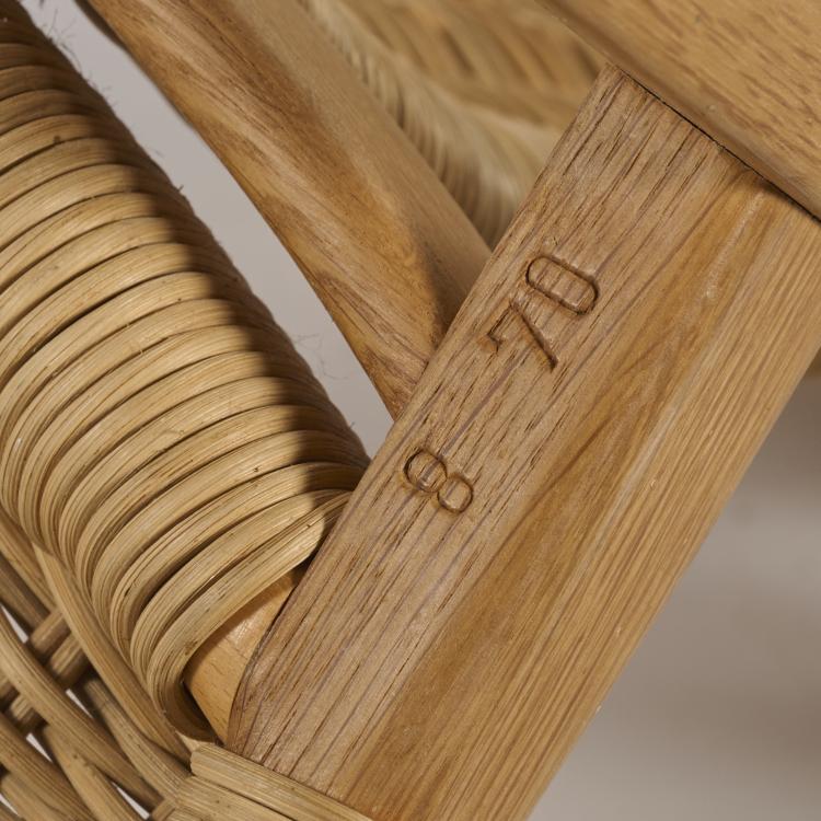 Bild 4 zu Objekt, Sechs St&uuml;hle 'H2127', 1963 (Entwurf), Rudolf Frank, Schnaidt, Lukas, Steinheim/Murr, 176B 75