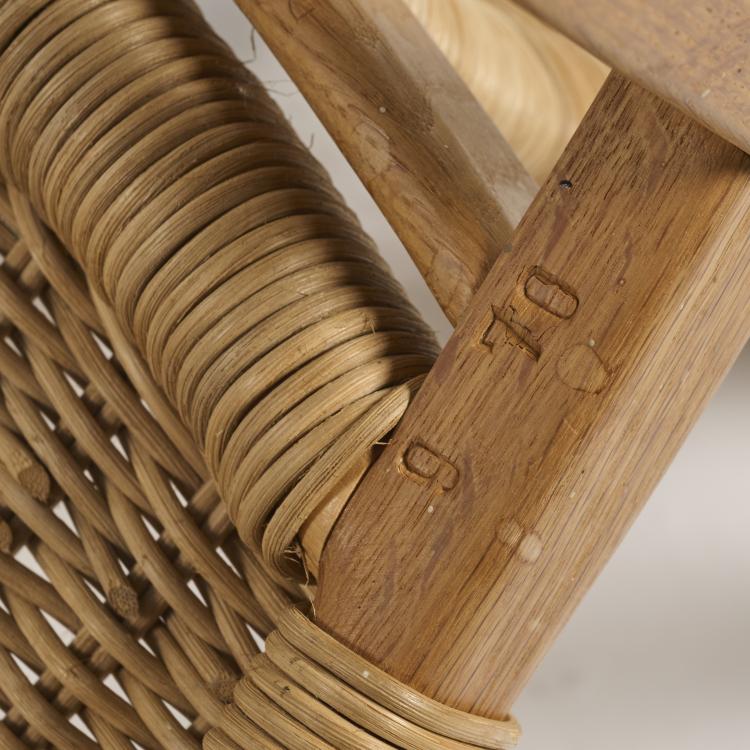 Bild 5 zu Objekt, Sechs St&uuml;hle 'H2127', 1963 (Entwurf), Rudolf Frank, Schnaidt, Lukas, Steinheim/Murr, 176B 75