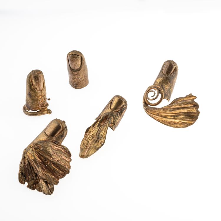 Hauptbild zu Objekt, Finger jewelry, around 1969, Claude Lalanne, 176D 821