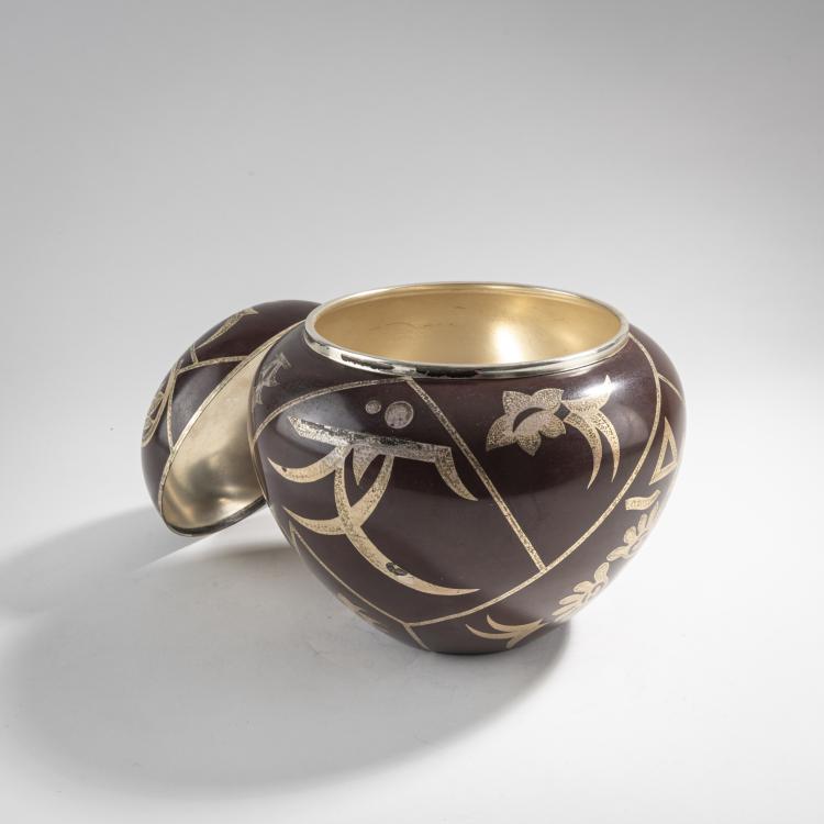 Bild 1 zu Objekt, 'Ikora'-Dose, c. 1929, Paul Haustein (surroundings), WMF, Geislingen, 176C 703