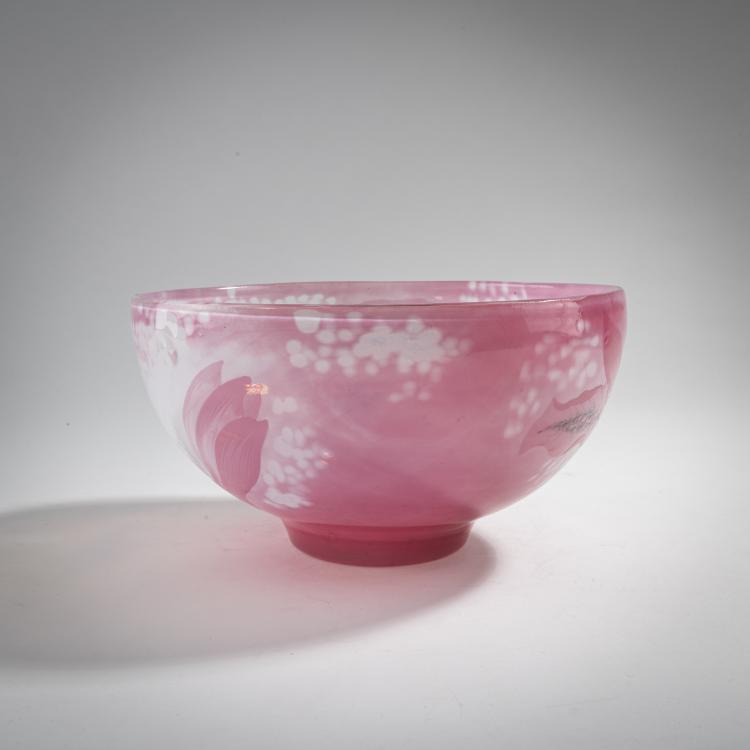 Bild 1 zu Objekt, Bowl 'Magnolias', 1895/96, Emile Gall&eacute;, Gall&eacute;, Nancy, 176C 400
