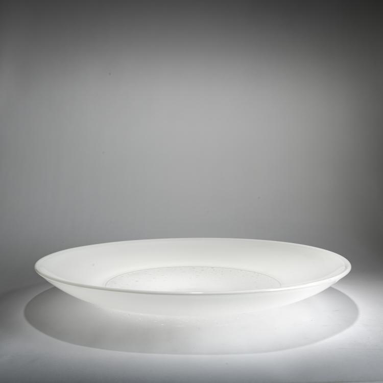 Hauptbild zu Objekt, Gro&szlig;e Schale, um 1960, Barbini, Alfredo, Murano, 177B 629