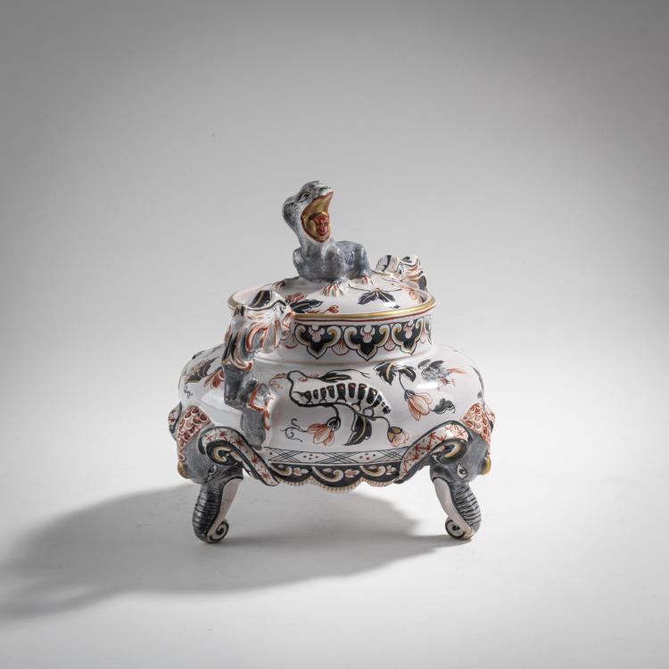 Bild 1 zu Objekt, Jar with mythical creature and stag beetles, c.  1876, Emile Gall&eacute;, Gall&eacute;, Emile, 176C 479