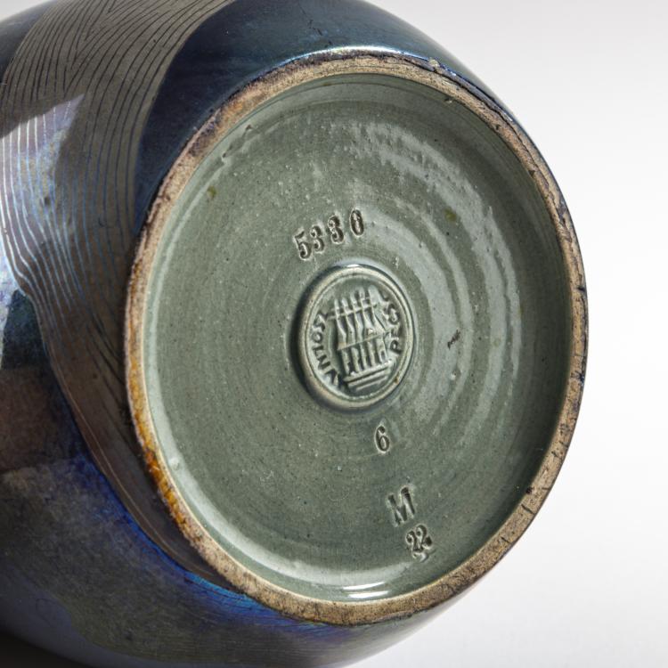 Bild 3 zu Objekt, Vase with Sunrise, c. 1898, Vilmos Zsolnay, Zsolnay, Pecs, 176C 566