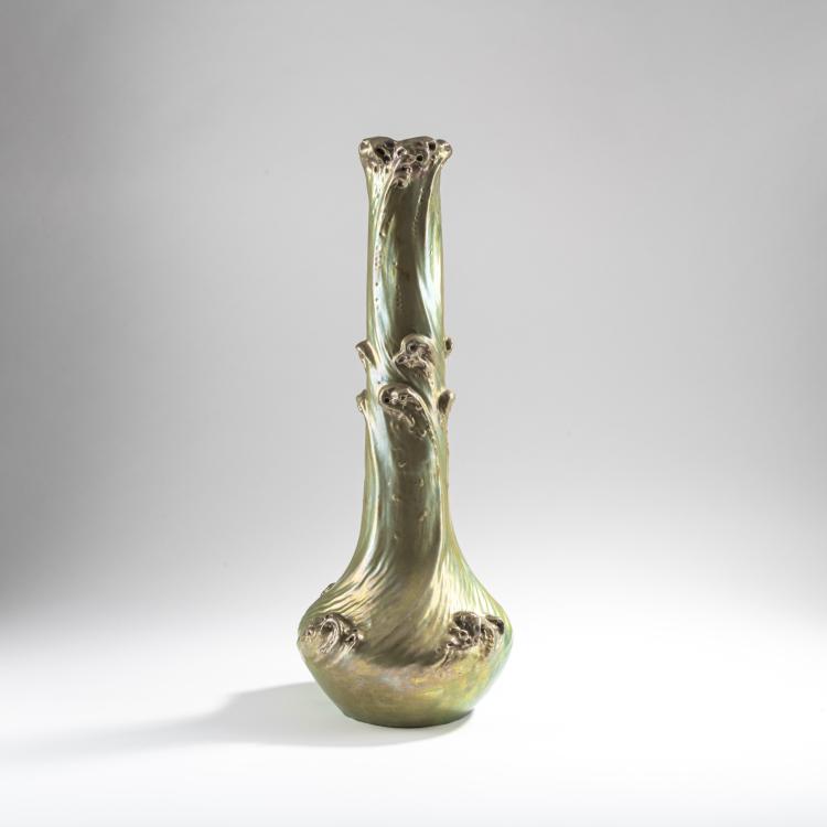 Bild 1 zu Objekt, Vase with Waves, c. 1902, Vilmos Zsolnay, Zsolnay, Pecs, 176C 569