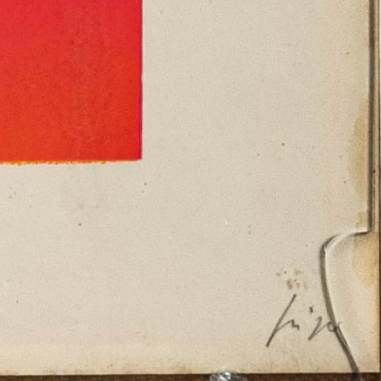 Bild 1 zu Objekt, 'Rot auf leuchtrot', 1966, Rupprecht Geiger, Stolpe Verlag Berlin (Publ.), 177C 725