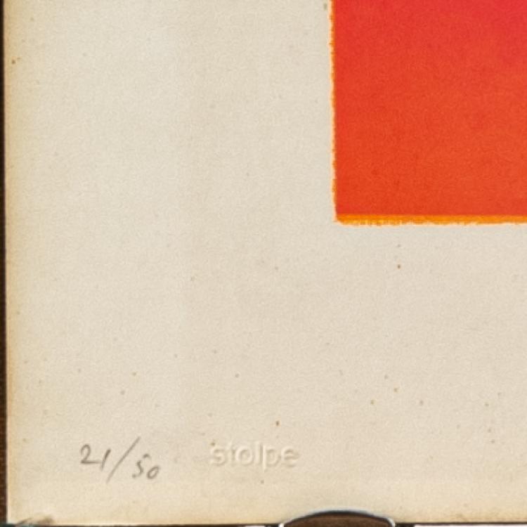 Bild 2 zu Objekt, 'Rot auf leuchtrot', 1966, Rupprecht Geiger, Stolpe Verlag Berlin (Publ.), 177C 725