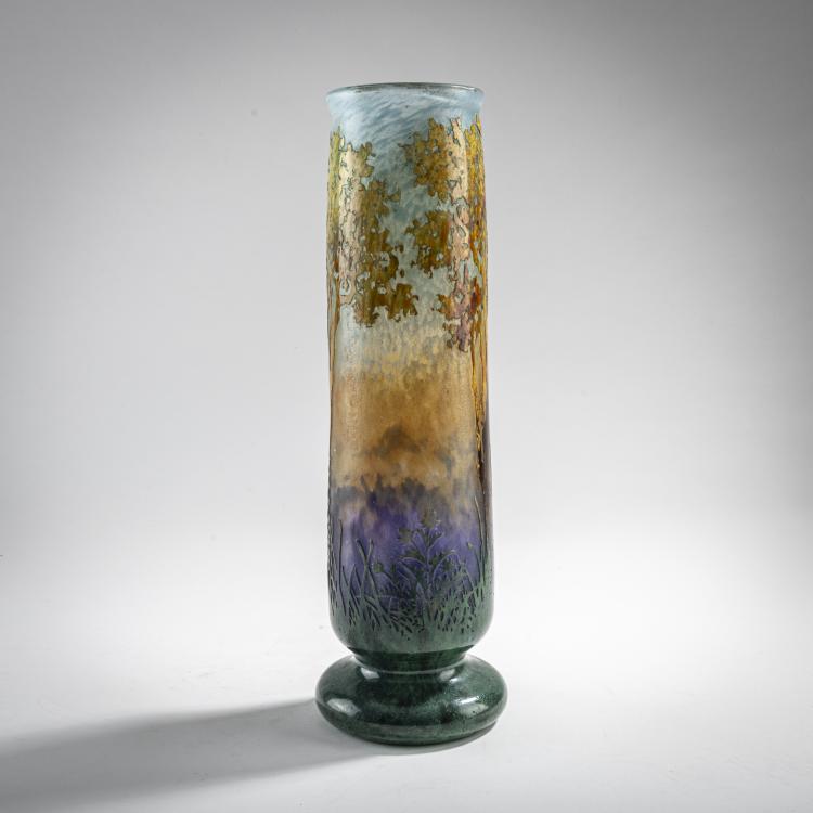 Bild 2 zu Objekt, Tall vase 'au bouleaux en automne', 1905, Daum Fr&egrave;res, Nancy, 176C 375