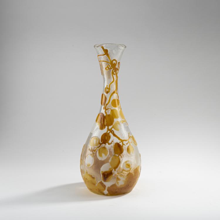 Hauptbild zu Objekt, Vase 'Raisins', um 1895, Emile Gall&eacute;, Gall&eacute;, Nancy, 176C 402