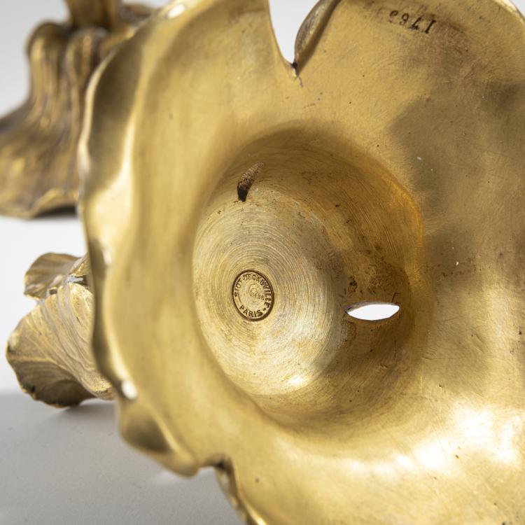 Bild 2 zu Objekt, Zwei Kerzenleuchter, um 1900, L&eacute;on Kann, Siot-Decauville, Paris, 176C 514