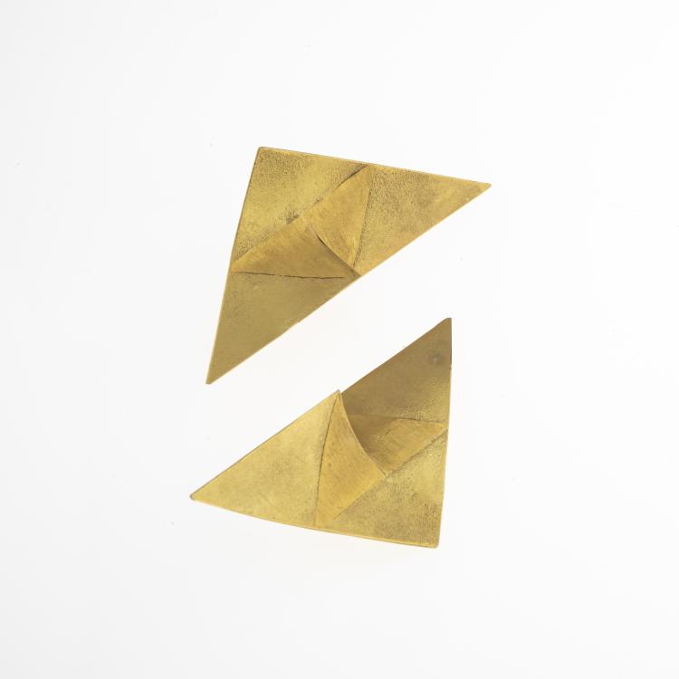 Bild 4 zu Objekt, Ring und Paar Ohrstecker, 1991, Michael Zobel, 176D 905