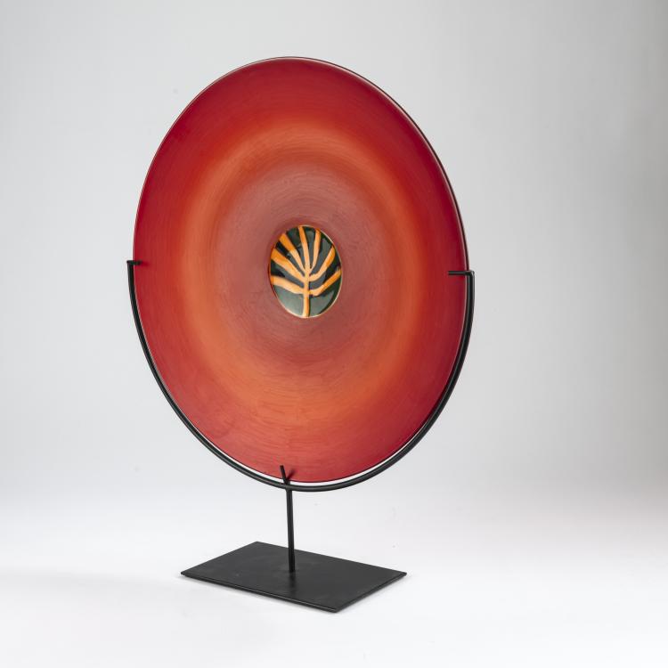 Bild 1 zu Objekt, Decorative plate 'Estate', 1976 (design), Laura Diaz de Santillana, Venini & C., Murano, 177B 575