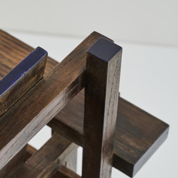 Bild 4 zu Objekt, Sessel 'Hoge Stoel', 1919 (Entwurf), Gerrit Rietveld, G.A. van de Groenekan, De Bilt, 176B 58