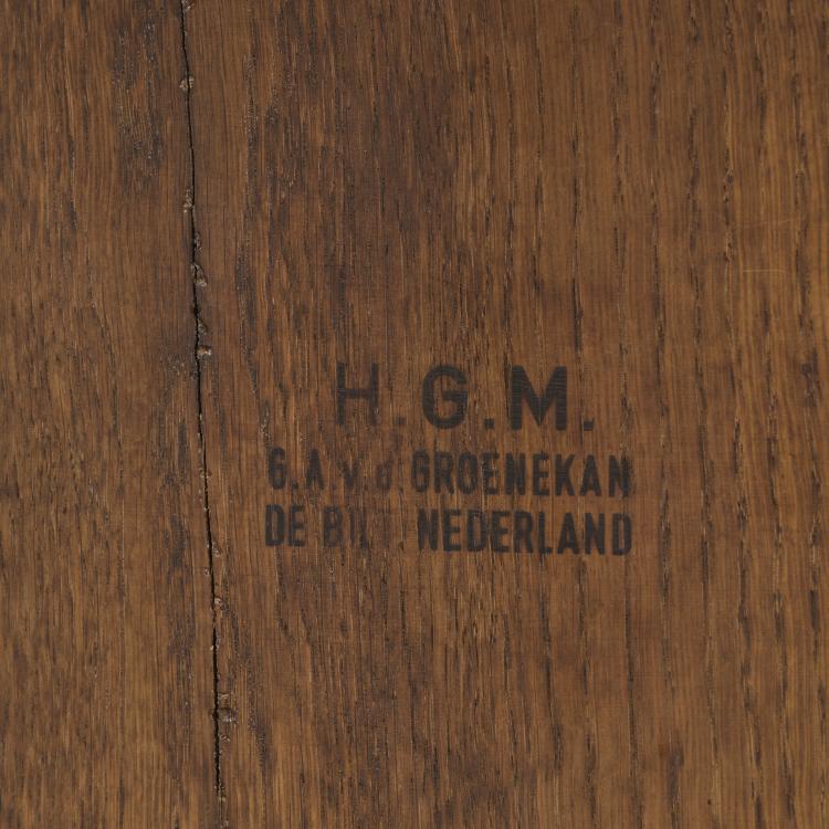 Bild 7 zu Objekt, Sessel 'Hoge Stoel', 1919 (Entwurf), Gerrit Rietveld, G.A. van de Groenekan, De Bilt, 176B 58