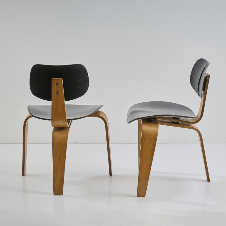 Bild 7 zu Objekt, Zwei St&uuml;hle 'SE 42' und Tisch '254', 1949/52, Egon Eiermann, Wilde & Spieth, Esslingen, 176B 71