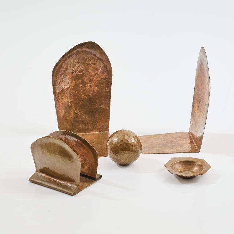 Bild 1 zu Objekt, Anthroposophical desk set 1930s/50s, Rudolf Steiner (Umkreis) (attributed), 176B 92