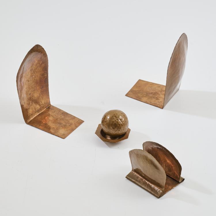 Bild 2 zu Objekt, Anthroposophical desk set 1930s/50s, Rudolf Steiner (Umkreis) (attributed), 176B 92