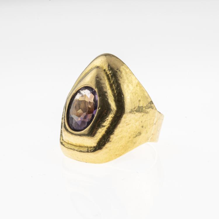 Hauptbild zu Objekt, Anthroposophical men's ring, c. 1922, Rudolf Steiner (attributed), 176B 97