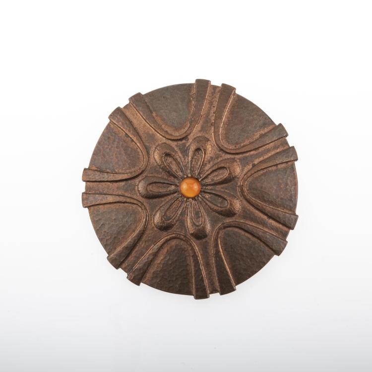 Hauptbild zu Objekt, Anthroposophical seal brooch for the first mystery drama 'The Gate of Initiation', 1910, Rudolf Steiner,Bertha Meyer-Jacobs,Justina Schachenmann, Meyer-Jacobs, Bertha; Schachenmann, Justina, 176B 94