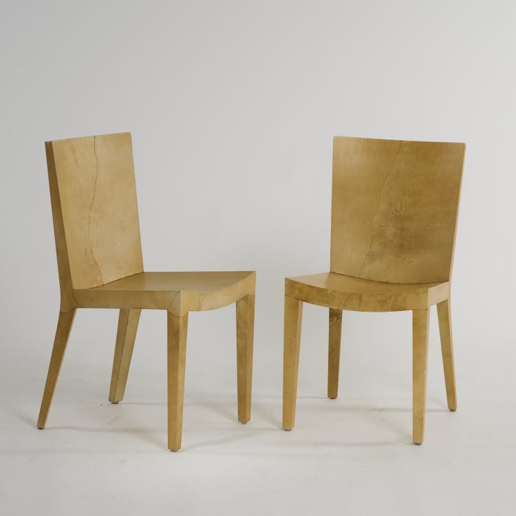 Bild 4 zu Objekt, Six 'JMF' chairs, 1981, Karl Springer, Springer Ltd., New York, 176B 301