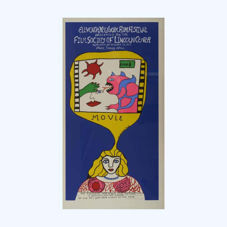 Hauptbild zu Objekt, '11th NY Film Festival' und 'Les Fianc&eacute;s de Knokke', 1973/1993, Niki de Saint Phalle, 177C 766