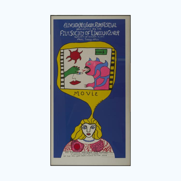 Bild 1 zu Objekt, '11th NY Film Festival' und 'Les Fianc&eacute;s de Knokke', 1973/1993, Niki de Saint Phalle, 177C 766