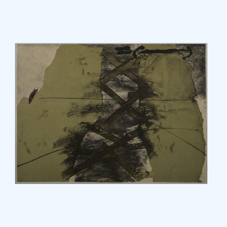Bild 1 zu Objekt, Vier Lithographien 'Ohne Titel' aus 'Berlin Suite', 1974, Antoni T&agrave;pies, 177C 770