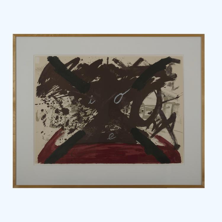 Bild 8 zu Objekt, Vier Lithographien 'Ohne Titel' aus 'Berlin Suite', 1974, Antoni T&agrave;pies, 177C 770