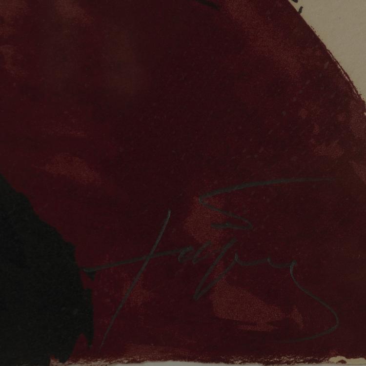 Bild 9 zu Objekt, Vier Lithographien 'Ohne Titel' aus 'Berlin Suite', 1974, Antoni T&agrave;pies, 177C 770