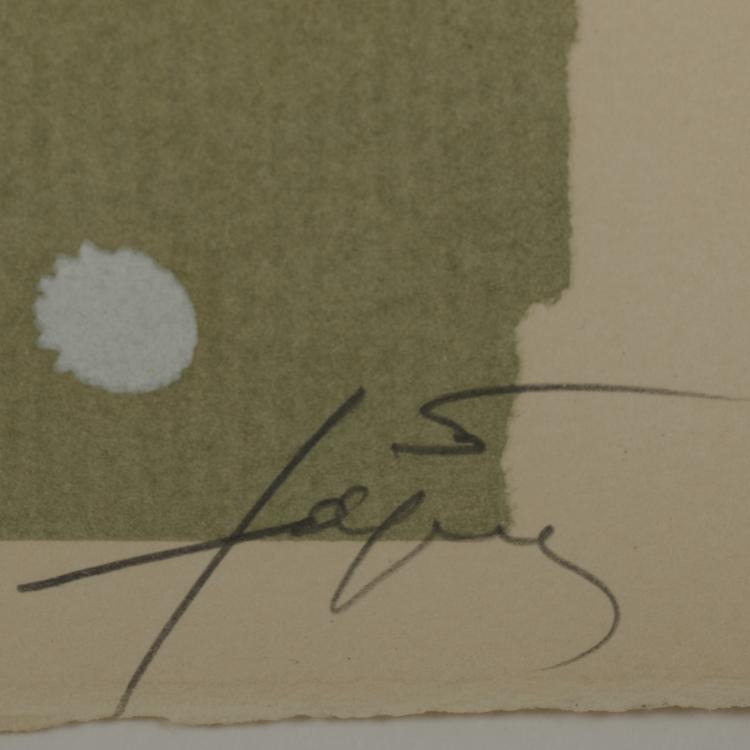 Bild 13 zu Objekt, Vier Lithographien 'Ohne Titel' aus 'Berlin Suite', 1974, Antoni T&agrave;pies, 177C 770