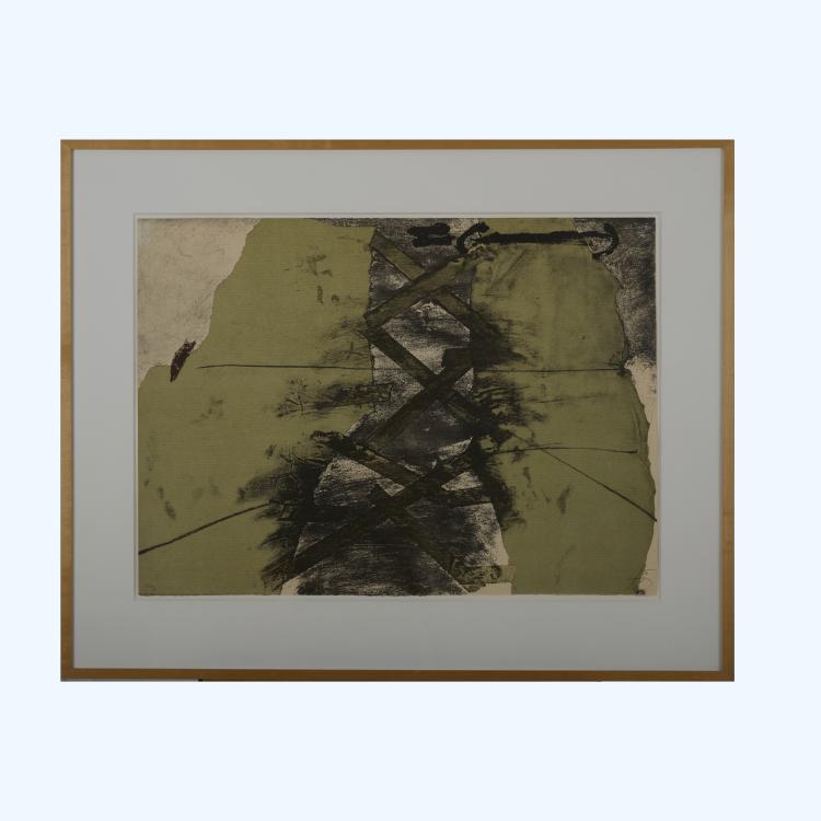 Bild 15 zu Objekt, Vier Lithographien 'Ohne Titel' aus 'Berlin Suite', 1974, Antoni T&agrave;pies, 177C 770