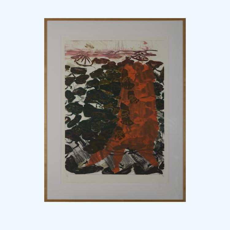 Bild 1 zu Objekt, Zwei Lithographien 'Ohne Titel', 1991, Per Kirkeby, 177C 737