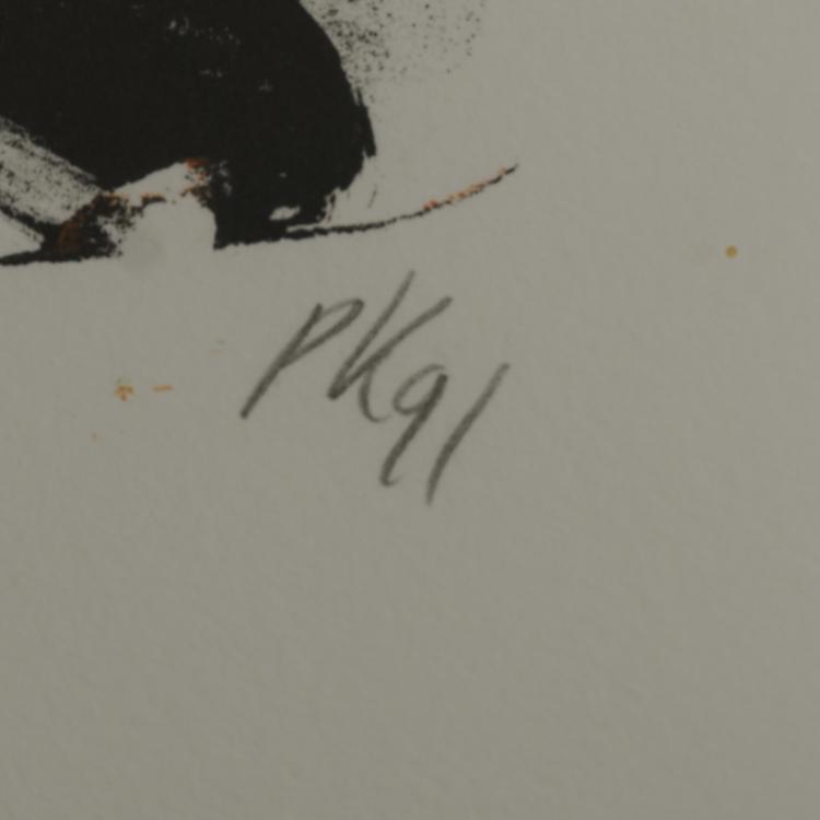 Bild 2 zu Objekt, Zwei Lithographien 'Ohne Titel', 1991, Per Kirkeby, 177C 737