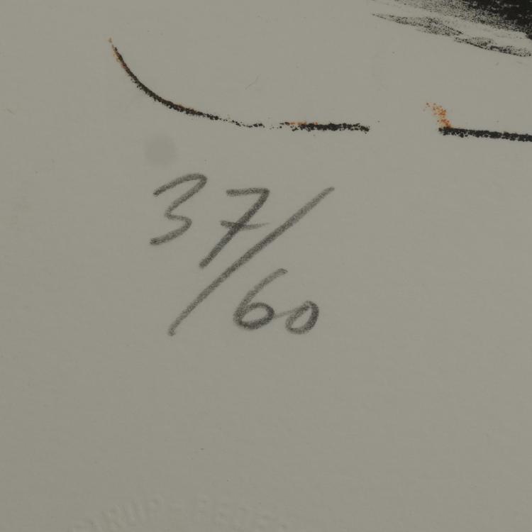 Bild 3 zu Objekt, Zwei Lithographien 'Ohne Titel', 1991, Per Kirkeby, 177C 737