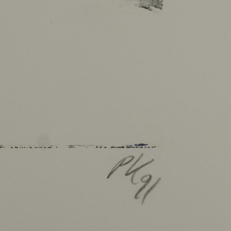 Bild 6 zu Objekt, Zwei Lithographien 'Ohne Titel', 1991, Per Kirkeby, 177C 737