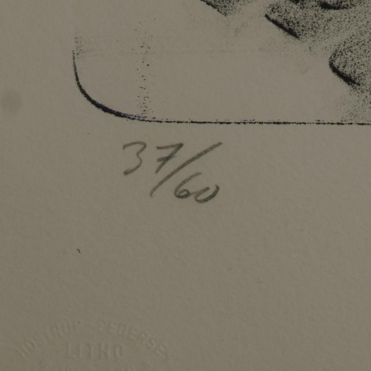 Bild 7 zu Objekt, Zwei Lithographien 'Ohne Titel', 1991, Per Kirkeby, 177C 737