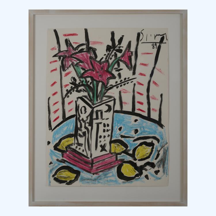 Bild 2 zu Objekt, Zwei Zeichnungen und eine Lithographie, 1989/90, Stefan Szczesny, 177C 769