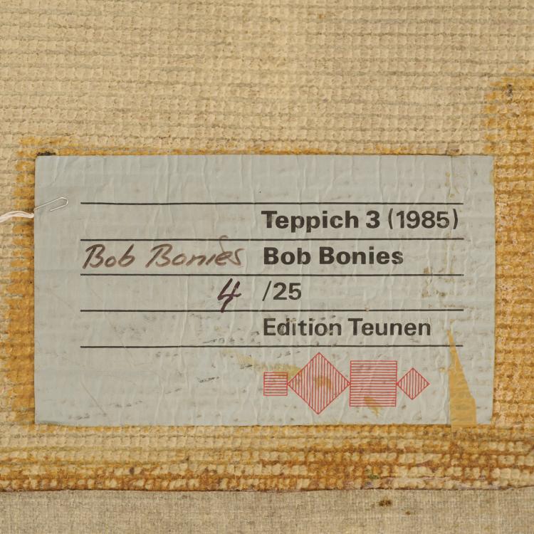 Bild 1 zu Objekt, Teppich 'Teppich 3', 1985, Bob Bonies, Edition Teunen, 177A 103