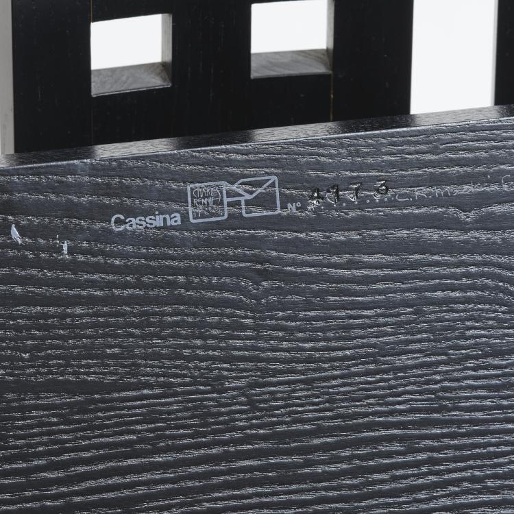 Bild 5 zu Objekt, Zwei Sessel 'Willow I', 1904 (Entwurf), Charles Rennie Mackintosh, Cassina, Mailand / Milan, 177A 218