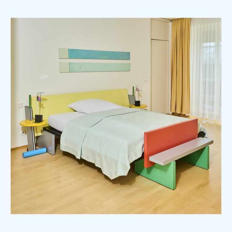 Bild 1 zu Objekt, Bed 'Horizon', 1984 (design), Michele De Lucchi, Memphis Milano, 177A 250